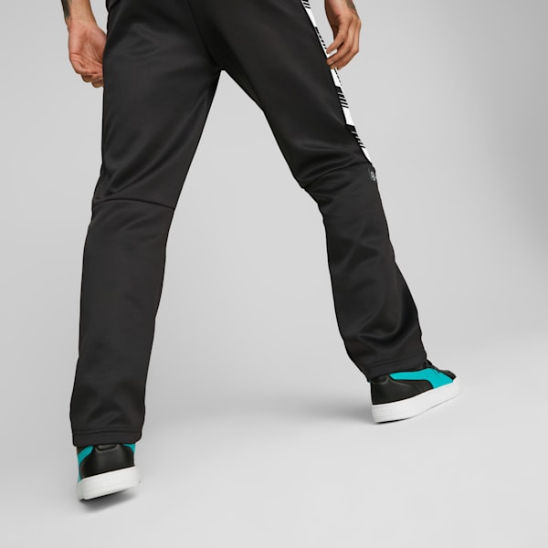 Mercedes AMG Petronas MT7 Men's Regular Fit Track Pants, PUMA Black, extralarge-IND