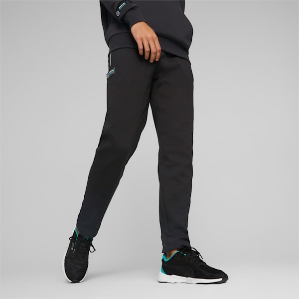 Mercedes AMG Petronas F1 Men's Slim Fit Sweat Pants, PUMA Black, extralarge-IND