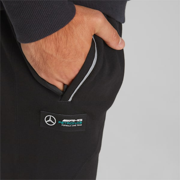 Mercedes AMG Petronas F1 Men's Slim Fit Sweat Pants, PUMA Black, extralarge-IND