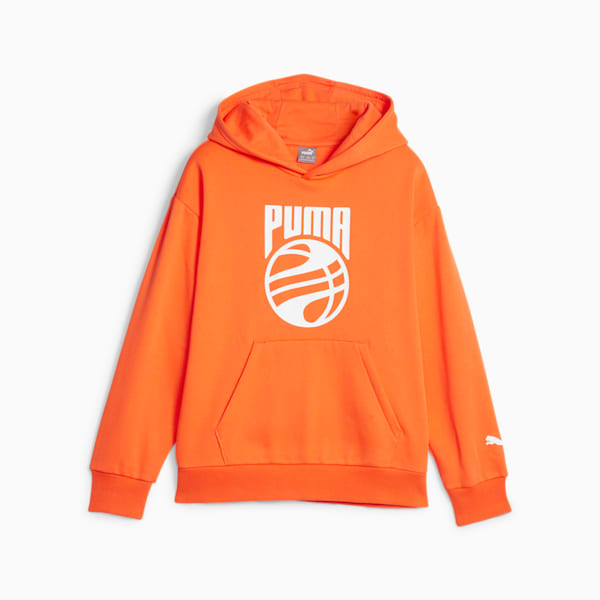 Posterize Big Kids' Boys' Basketball Hoodie, Hot Heat, extralarge