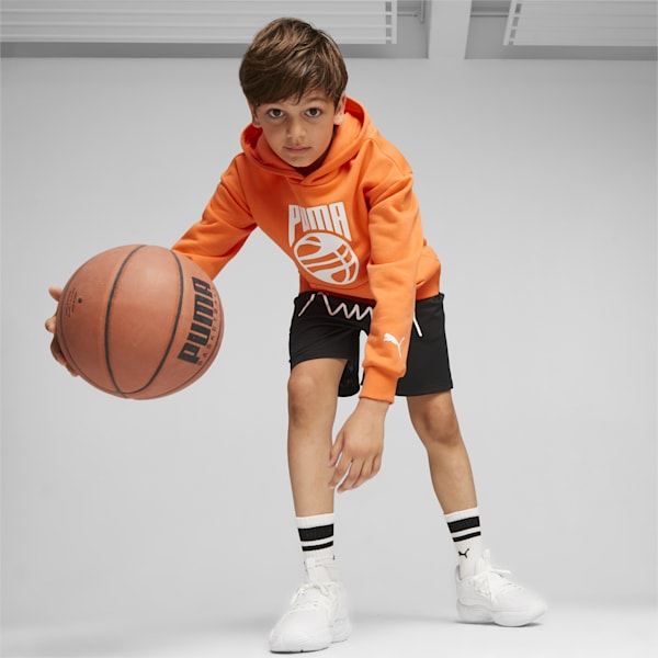 Posterize Big Kids' Boys' Basketball Hoodie, Hot Heat, extralarge