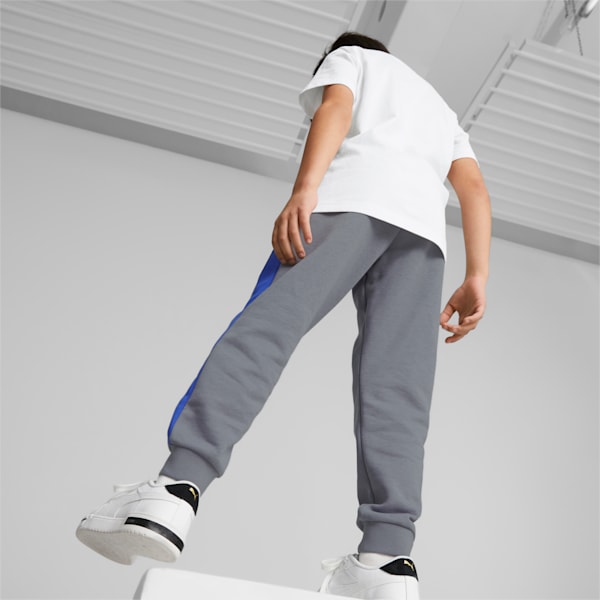 Pantalones deportivos T7 PUMA Mates para niños pequeños, Gray Tile