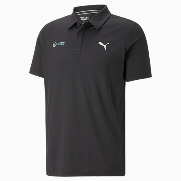 Mercedes AMG Petronas Cloudspun Men's Regular Fit Polo, PUMA Black, extralarge-IND