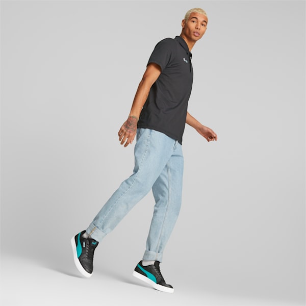 Mercedes AMG Petronas Cloudspun Men's Regular Fit Polo, PUMA Black, extralarge-IND