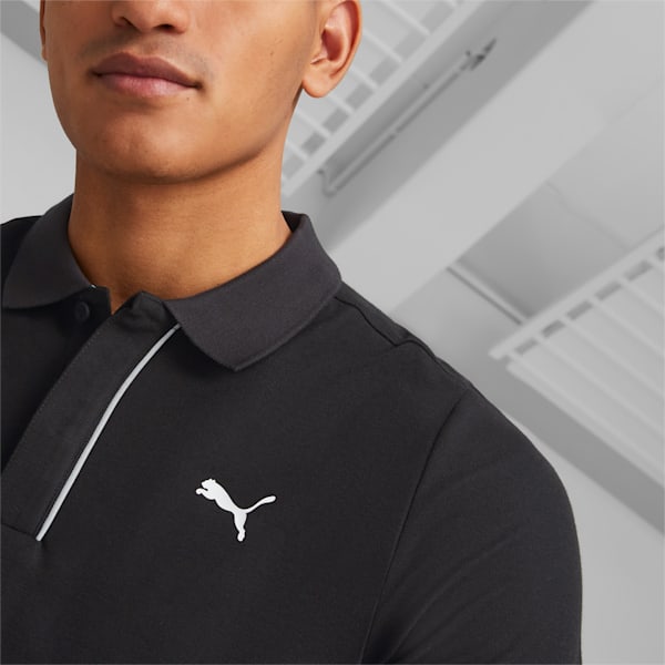 Mercedes AMG Petronas Men's Regular Fit Polo, PUMA Black, extralarge-IND
