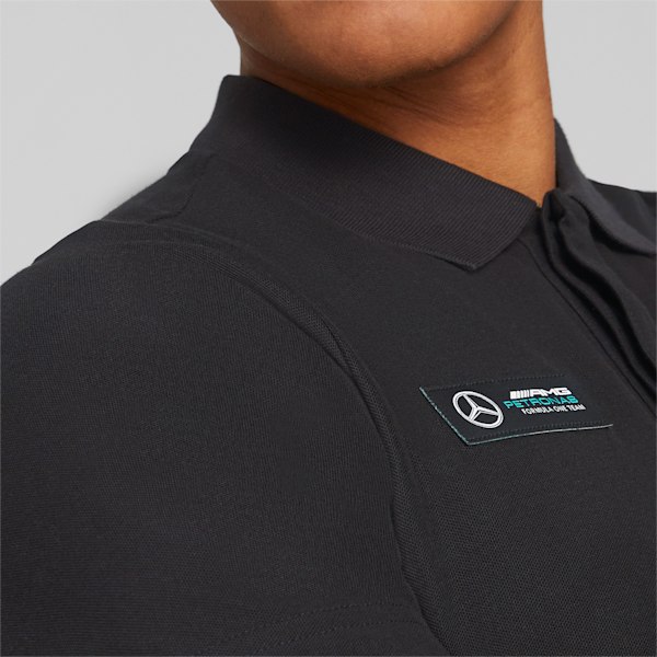 Mercedes AMG Petronas Men's Regular Fit Polo, PUMA Black, extralarge-IND