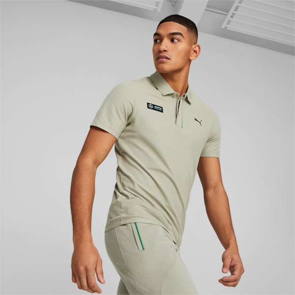 Mercedes AMG Petronas Men's Regular Fit Polo, Birch Tree, extralarge-IND