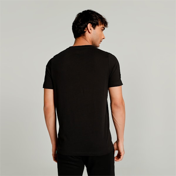 Mercedes AMG Petronas F1 Logo Men's Regular Fit T-Shirt, PUMA Black, extralarge-IND