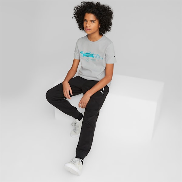 Mercedes AMG Petronas F1 Youth Regular Fit Sweatpants, PUMA Black, extralarge-IND