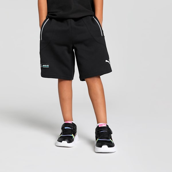 Mercedes AMG Petronas F1 Youth Regular Fit Shorts, PUMA Black, extralarge-IND