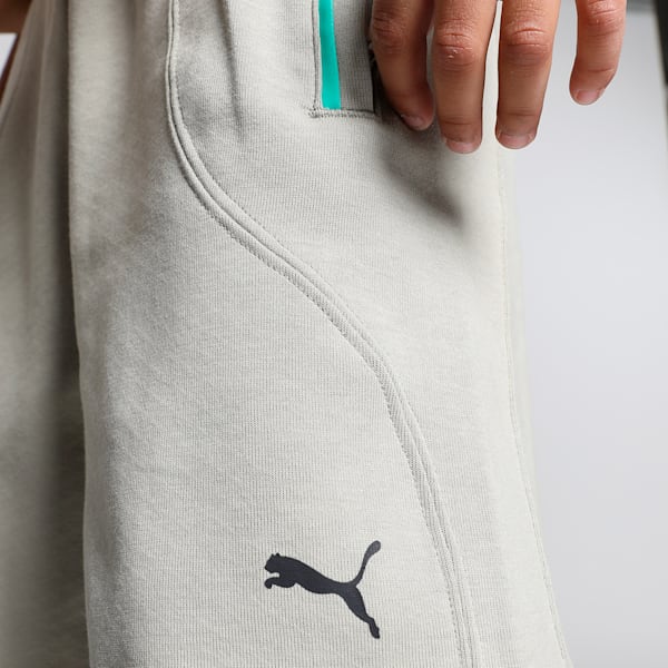 Mercedes AMG Petronas F1 Youth Regular Fit Shorts, Birch Tree, extralarge-IND