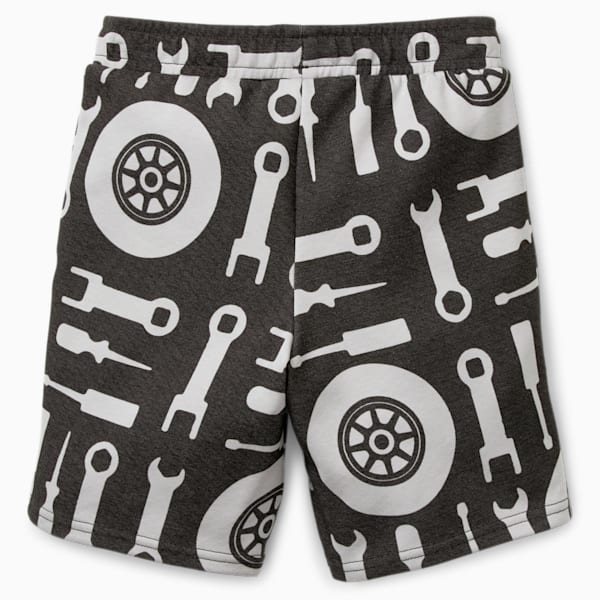 Mercedes AMG Petronas F1 All Over Print Kids' Regular Fit Shorts, PUMA Black, extralarge-IND