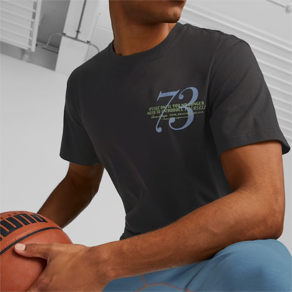 T-shirt de basketball The Intro Homme, PUMA Black, extralarge