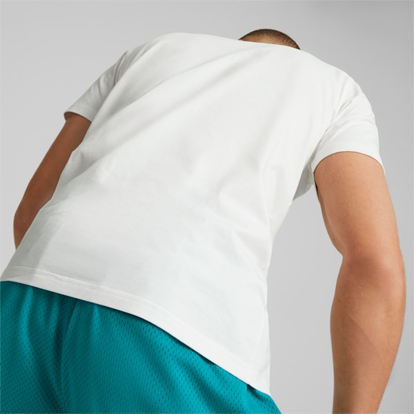 Clear Out Basketball Men's Tee, PUMA White, extralarge