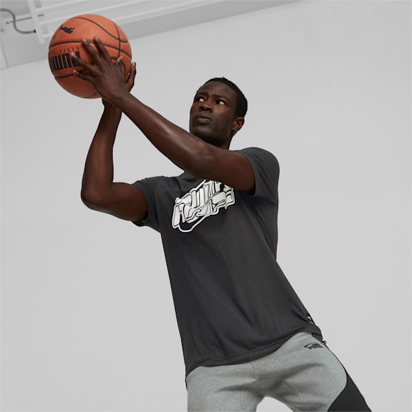 Perimeter Basketball Tee, PUMA Black, extralarge-GBR