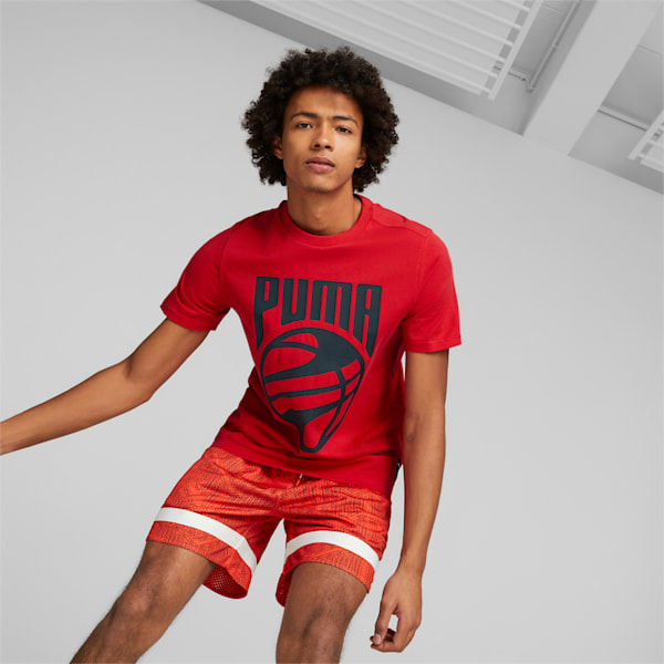 Posterize Men's Basketball T-Shirt, For All Time Red, extralarge-IND