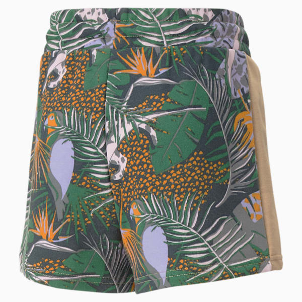 T7 Vacay Queen Printed Shorts Youth, Dusty Tan, extralarge
