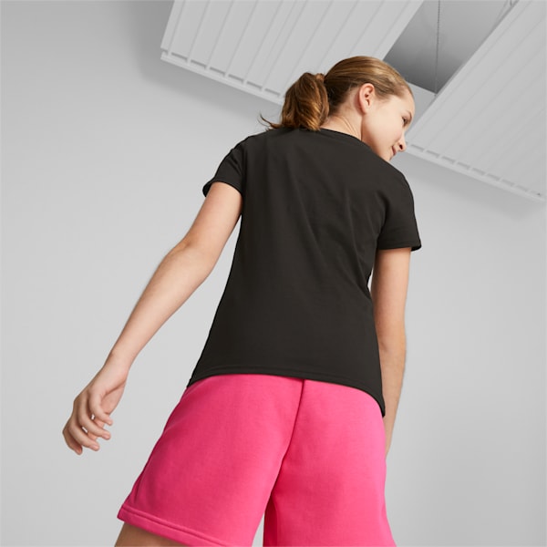 Camiseta estampada Classics para niños grandes, PUMA Black