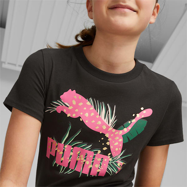 Classics Graphic Girls T-Shirt, PUMA Black, extralarge-IND