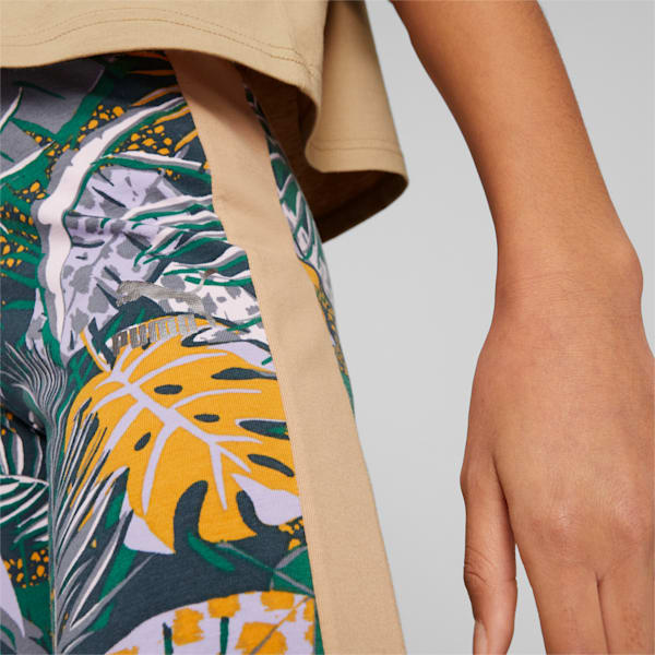 Leggings estampados T7 Vacay Queen para Adolescente, Dusty Tan, extralarge