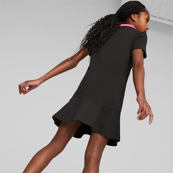 Classics Big Kids' Polo Dress, PUMA Black, extralarge