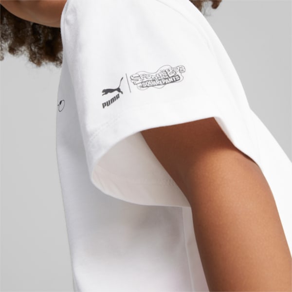 Camiseta PUMA x SPONGEBOB para niños pequeños, PUMA White