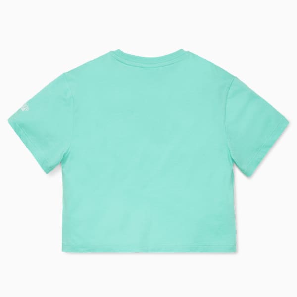 PUMA x SPONGEBOB Kids' Girls' Tee, Mint, extralarge