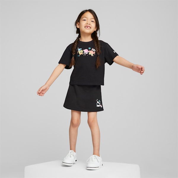 PUMA x SPONGEBOB Kids' Skirt, PUMA Black, extralarge