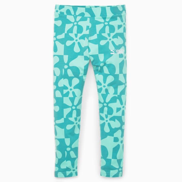 PUMA x SPONGEBOB Kids' Leggings, Mint, extralarge