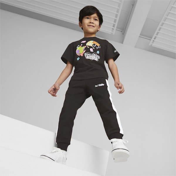 PUMA x SPONGEBOB Kids' Relaxed Fit T-Shirt, PUMA Black, extralarge-AUS