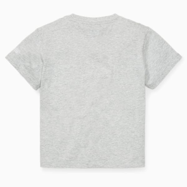 Camiseta PUMA x SPONGEBOB para niños pequeños, Light Gray Heather, extragrande
