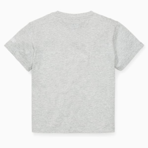 PUMA x SPONGEBOB Little Kids' Tee, Light Gray Heather, extralarge