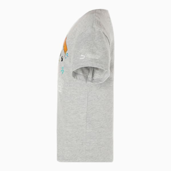 キッズ PUMA x スポンジ・ボブ 半袖 Tシャツ 104-164cm, Light Gray Heather