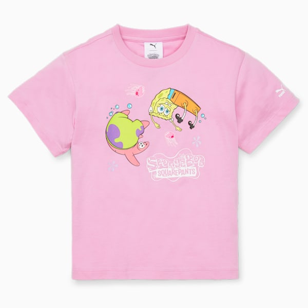 PUMA x SPONGEBOB Tee Kids, Lilac Chiffon, extralarge-GBR