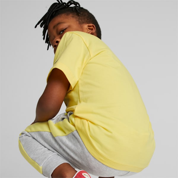 PUMA x SPONGEBOB Little Kids' Tee, Lucent Yellow, extralarge