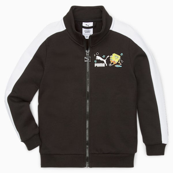 PUMA x SPONGEBOB T7 Jacket Kids, PUMA Black, extralarge