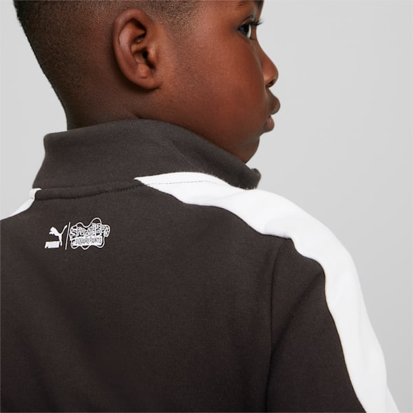 PUMA x SPONGEBOB T7 Jacket Kids, PUMA Black, extralarge-GBR
