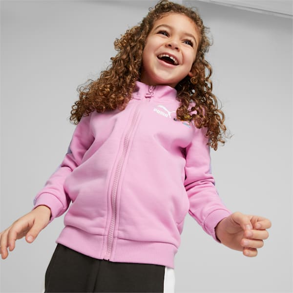 PUMA x SPONGEBOB T7 Kids' Regular Fit Jacket, Lilac Chiffon, extralarge-IND