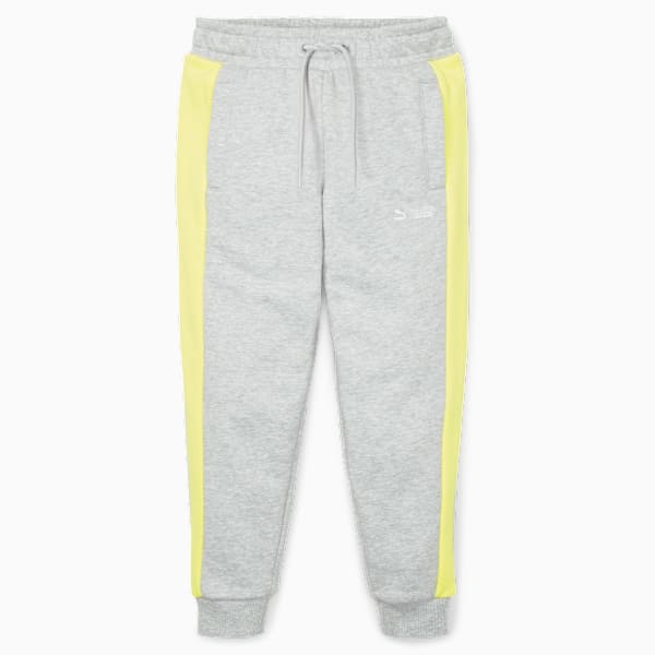 PUMA x SPONGEBOB T7 Kids' Pants, Light Gray Heather, extralarge