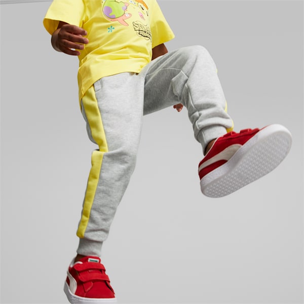 PUMA x SPONGEBOB T7 Kids' Pants, Light Gray Heather, extralarge