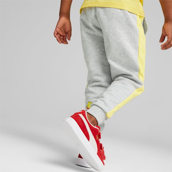 PUMA x SPONGEBOB T7 Kids' Pants, Light Gray Heather, extralarge