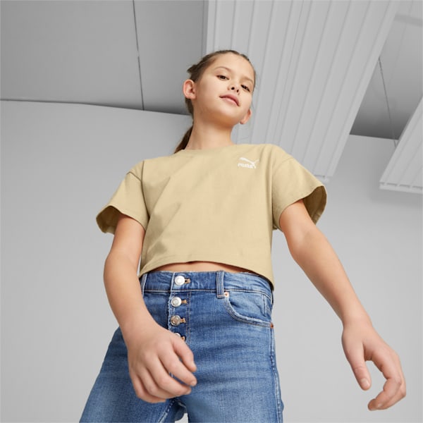 Camiseta corta Classics para niños grandes, Dusty Tan