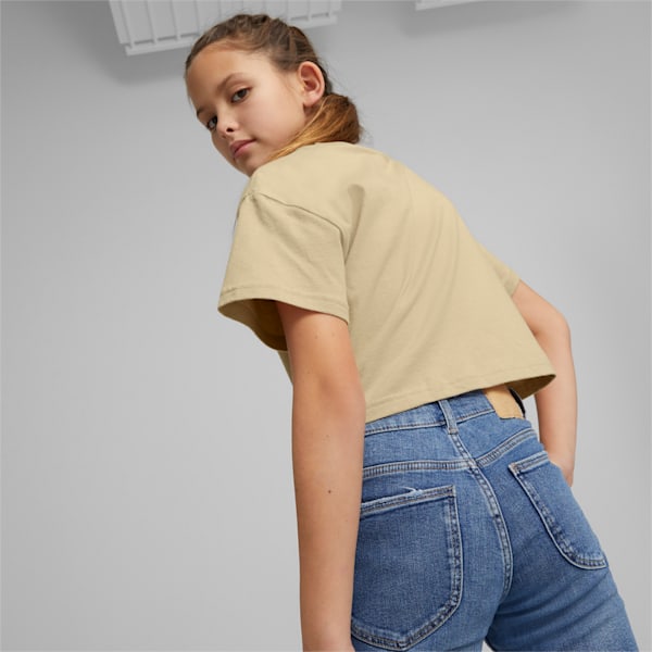 Camiseta corta Classics para niños grandes, Dusty Tan