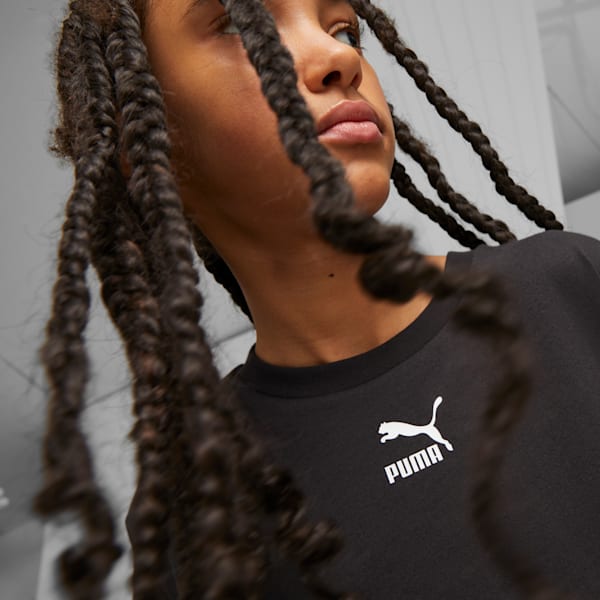 Classics Tee Dress Youth, PUMA Black, extralarge-GBR