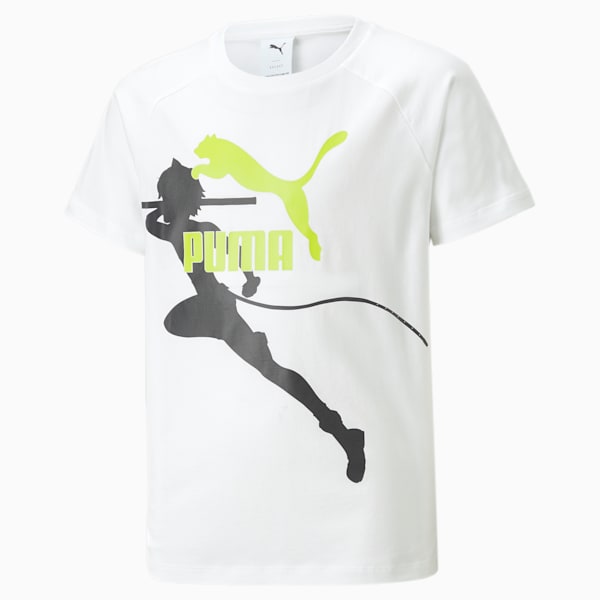 PUMA X MIRACULOUS Youth T-Shirt, PUMA White