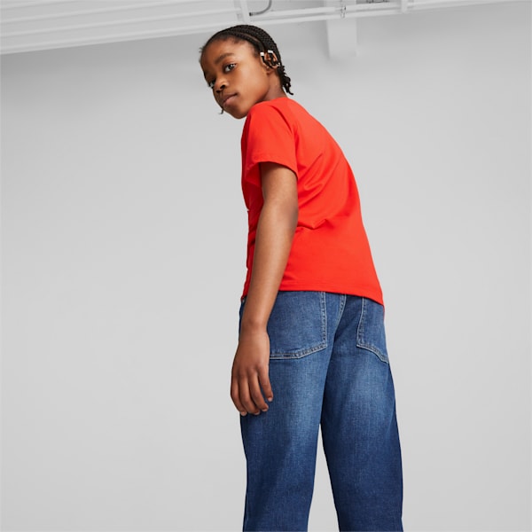 PUMA X MIRACULOUS Youth Regular Fit T-Shirt, PUMA Red, extralarge-IND