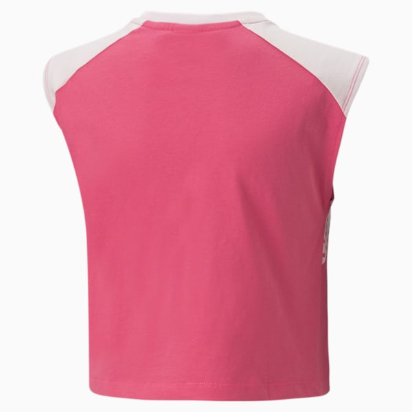 PUMA X MIRACULOUS SL Youth Regular Fit T-Shirt, Glowing Pink, extralarge-AUS