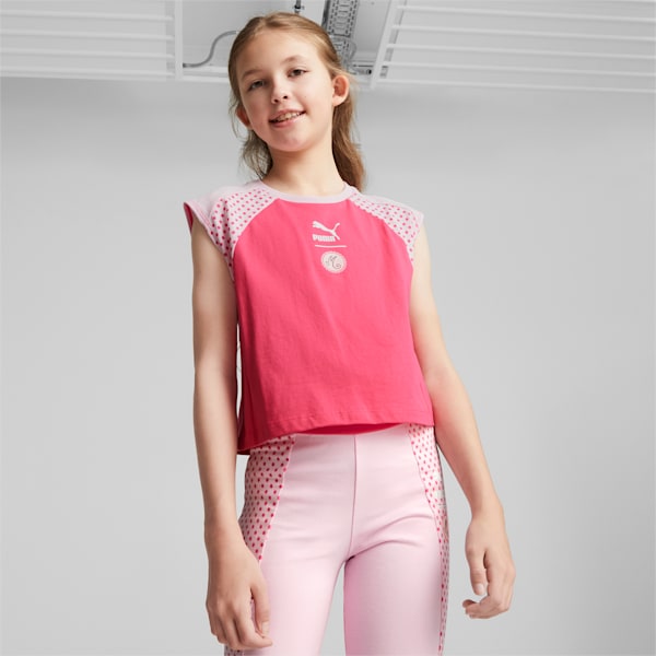 PUMA X MIRACULOUS SL Youth T-Shirt, Glowing Pink