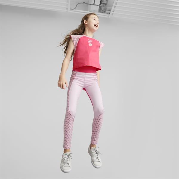 PUMA X MIRACULOUS Youth Tights, Pearl Pink, extralarge-AUS