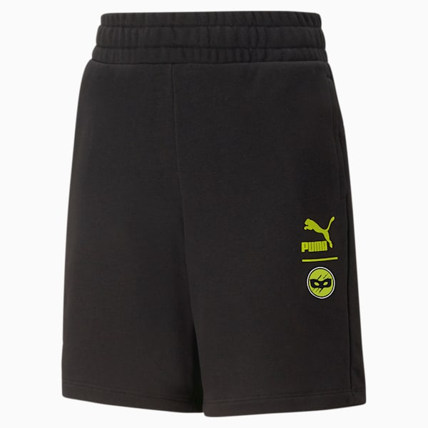 PUMA X MIRACULOUS Youth Shorts, PUMA Black
